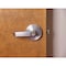 Global Door Controls Eiffel Standard Duty Brushed Chrome Grade 2 Commercial Cylindrical Entry Door Handle with Lock and Clutch Function GAL-1151L-R-626 - alternate 3
